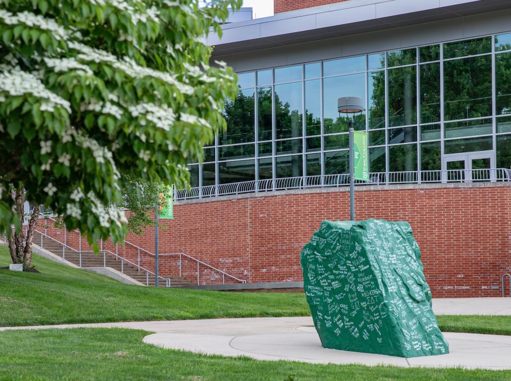 The green rock near the WPAC theatre.