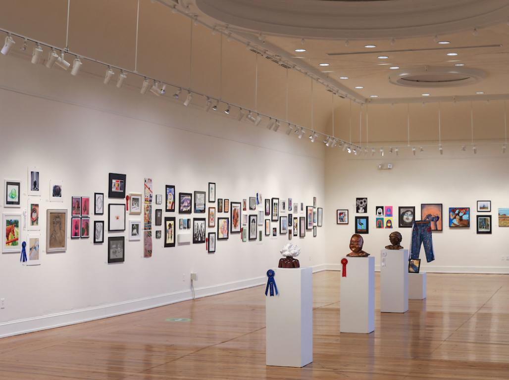 The YCASE Art Show Exhibit in Marketview Arts.