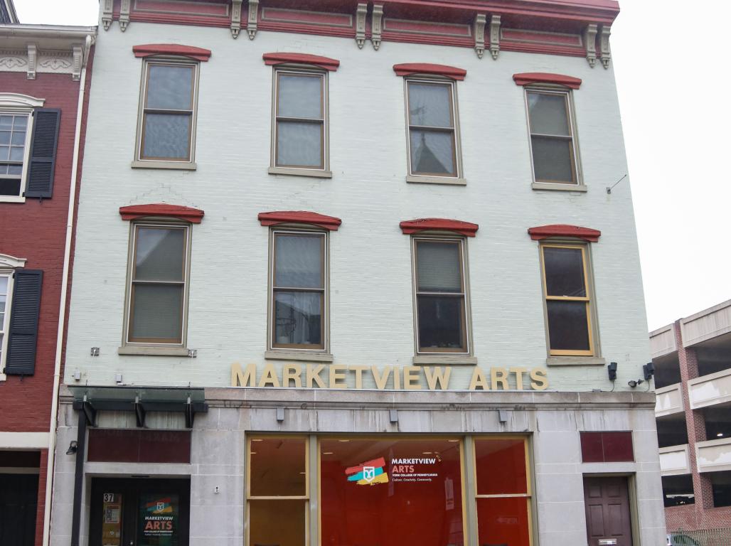 Exterior photo of Marketview Arts in downtown York